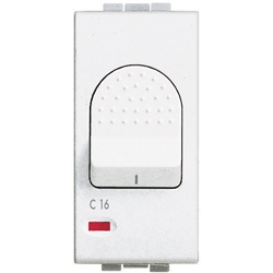 Interruttore magnetotermico LIGHT 1P+N 16A 3kA protezione impianti monofase residenziali e commerciali