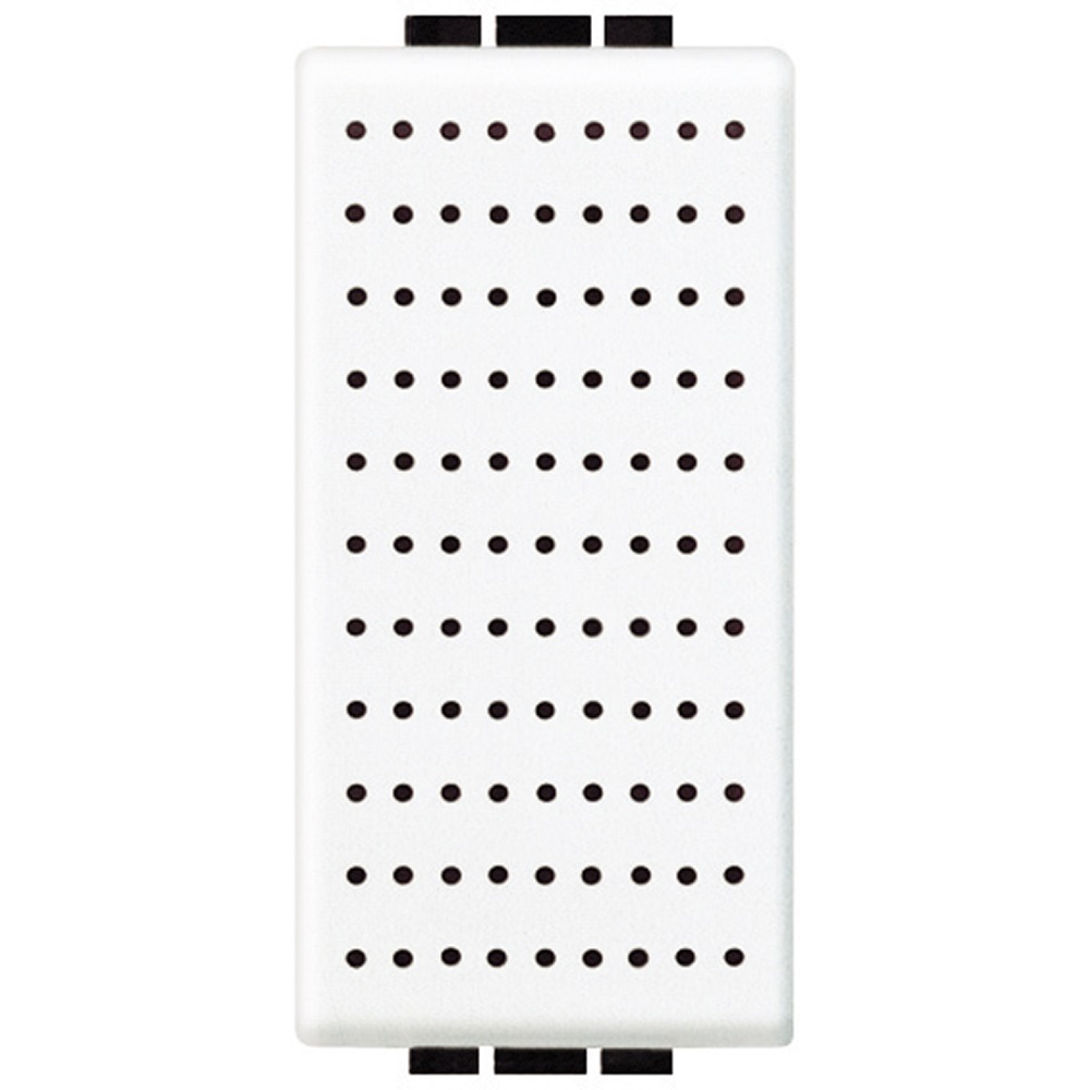 Ronzatore elettrico 12VAC 5VA segnalazione acustica impianti elettrici bianco