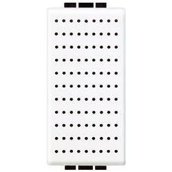 Ronzatore elettrico 12VAC 5VA segnalazione acustica impianti elettrici bianco