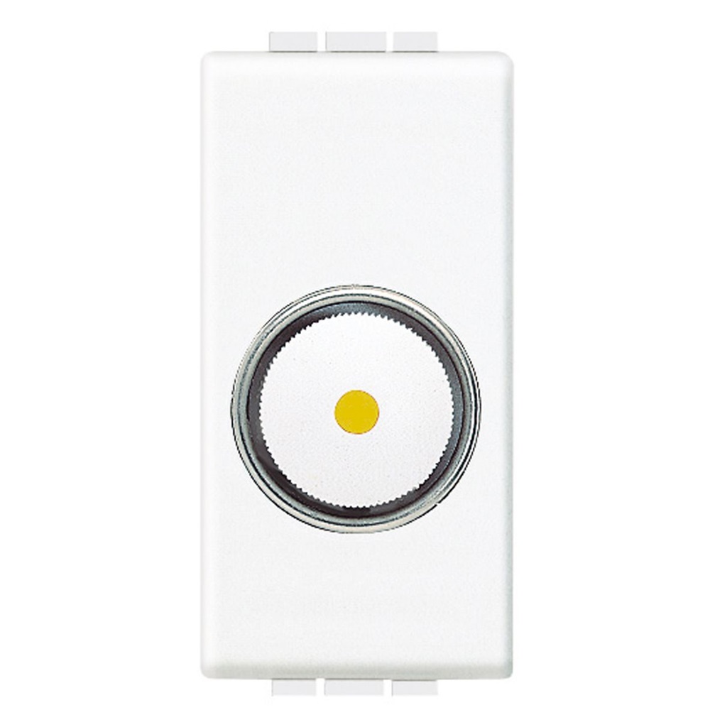 Dimmer resistivo 500W manopola bianco per carichi 100-500W 230V AC