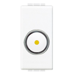 Dimmer resistivo 500W manopola bianco per carichi 100-500W 230V AC