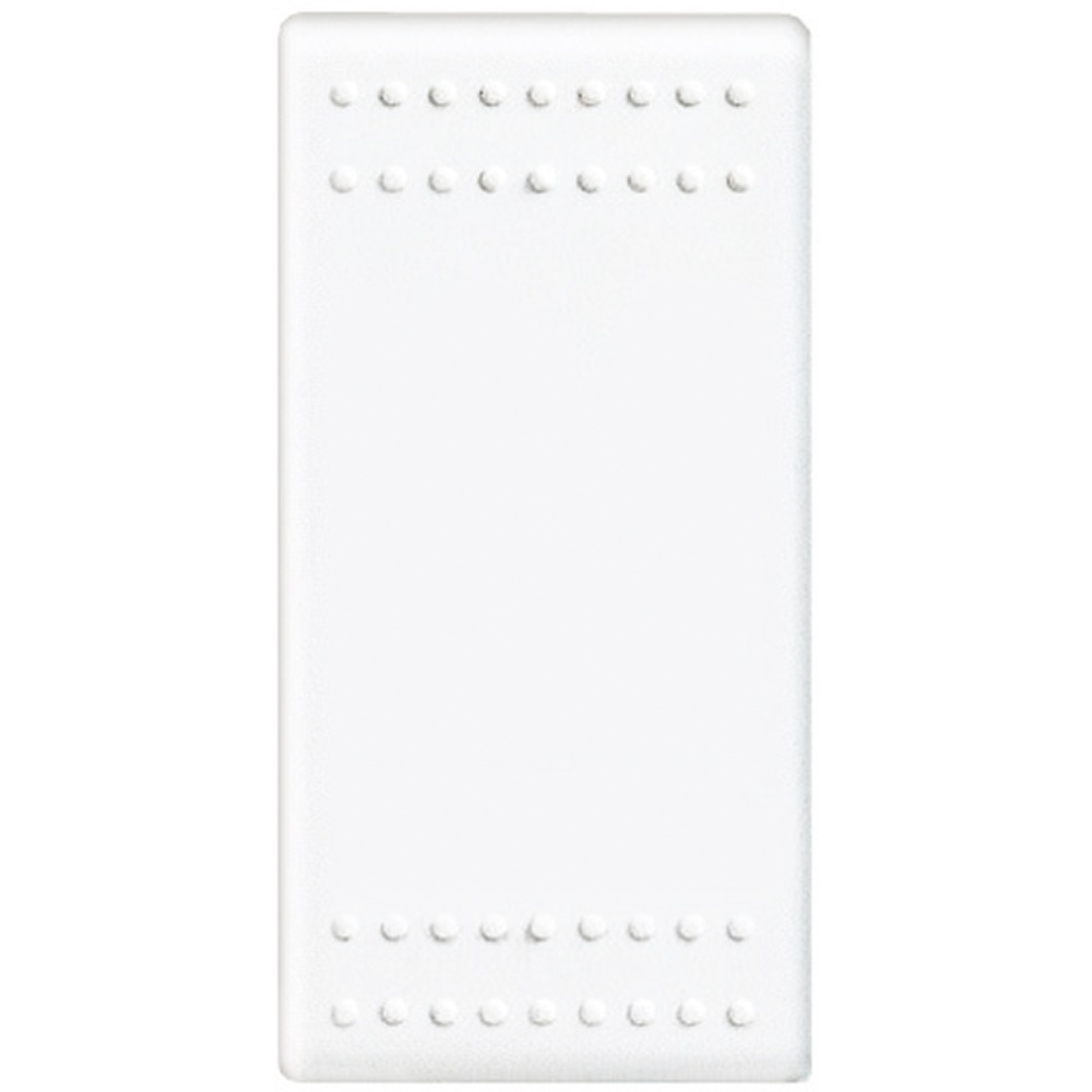 Copritasto 1 modulo per interruttore deviatore invertitore bianco LIGHT