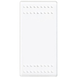 Copritasto 1 modulo per interruttore deviatore invertitore bianco LIGHT