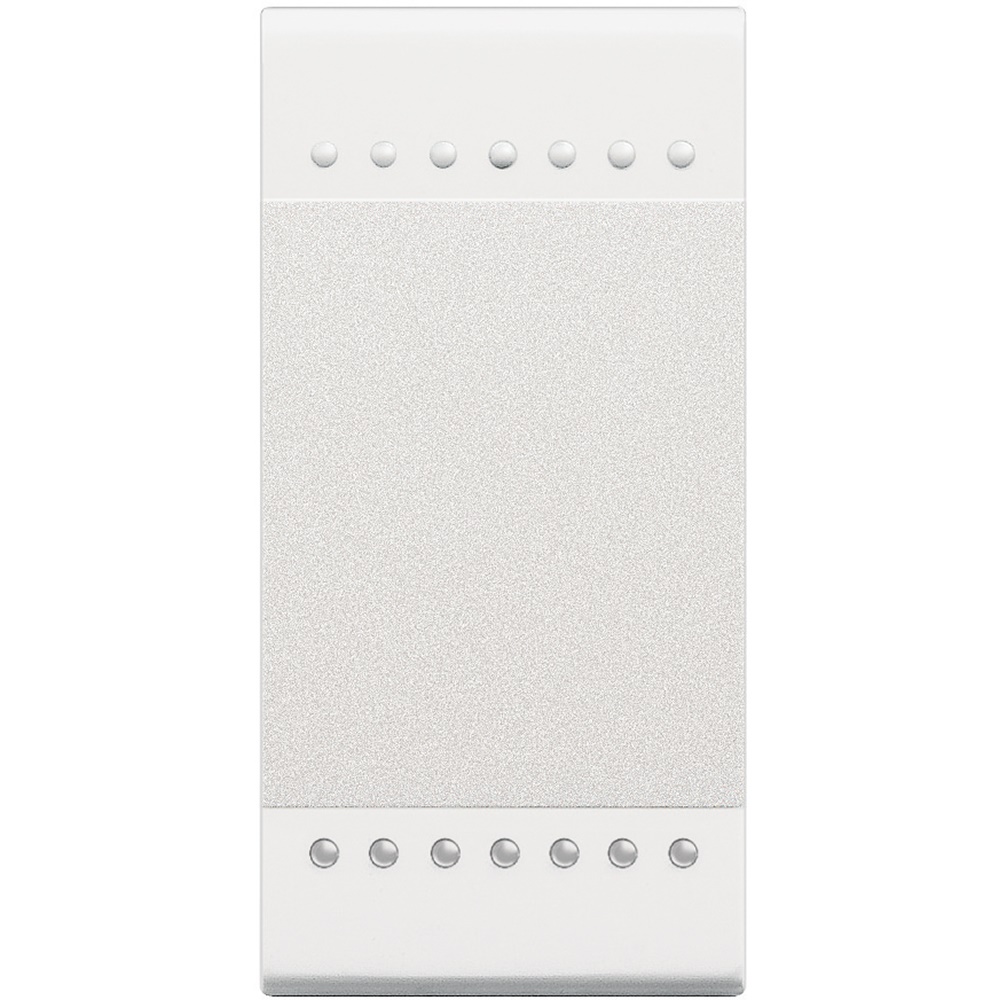 Copritasto illuminabile lente bianco per pulsante 1 modulo uso elettrico