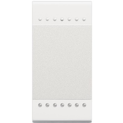 Copritasto illuminabile lente bianco per pulsante 1 modulo uso elettrico