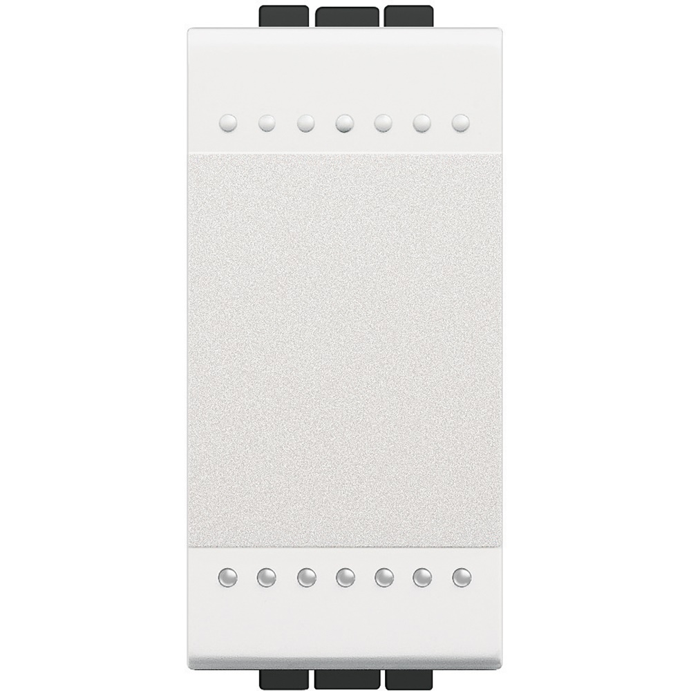 Copritasto illuminabile 1 modulo 1 funzione bianco per impianti elettrici residenziali e commerciali