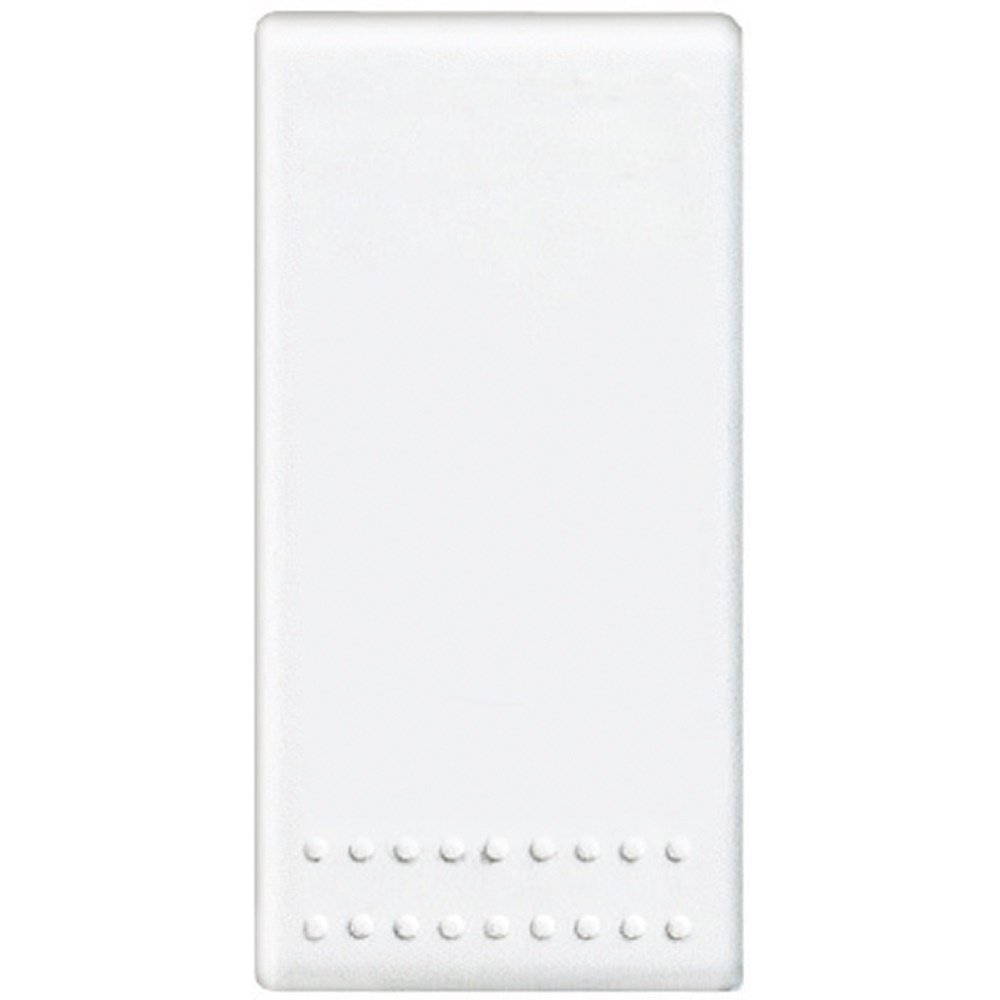 Copritasto pulsante 1 modulo bianco per impianti elettrici BTIN4915T