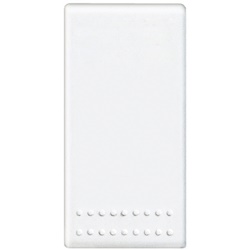 Copritasto pulsante 1 modulo bianco per impianti elettrici BTIN4915T