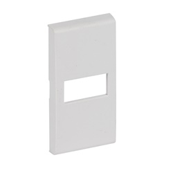 Copritasto personalizzabile 1 modulo bianco per comandi assiali kit lentine