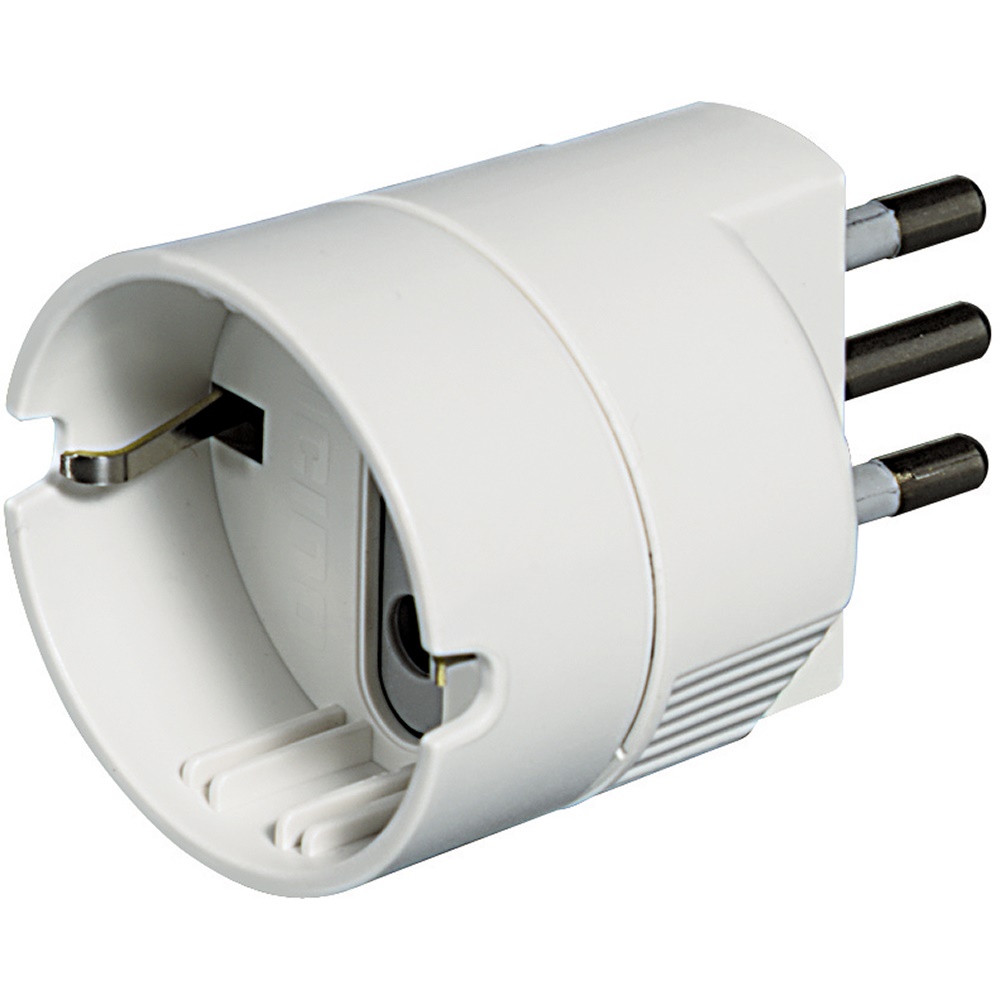 Kit adattatore spina 10A presa P30 bianco per collegamenti elettrici sicuri e versatili