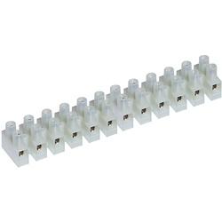 Morsettiera nylon 12 morsetti 4mmq kit per serraggio conduttori elettrici fino 380V