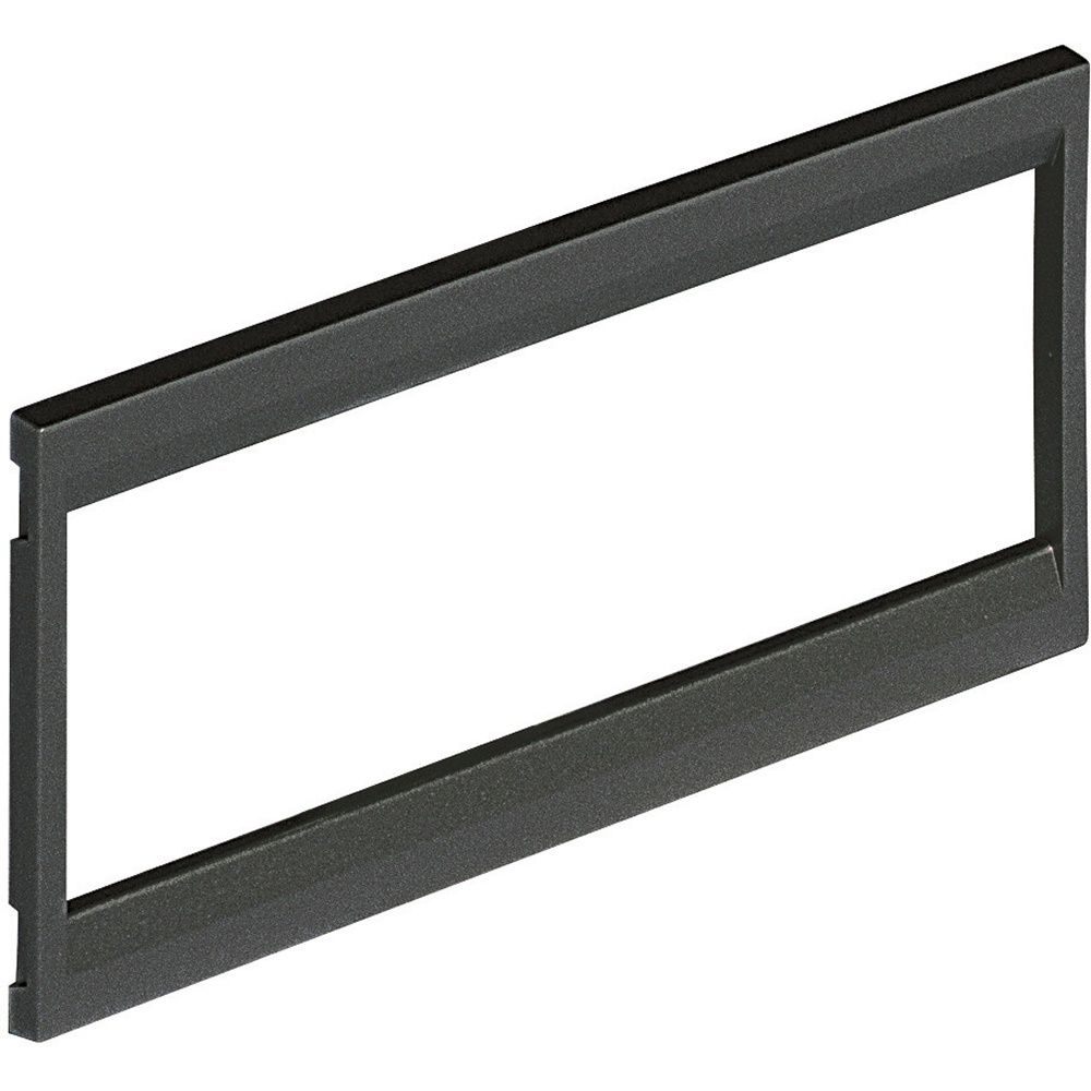 Placca 6 moduli LivingLight grigia antracite per impianti elettrici interni