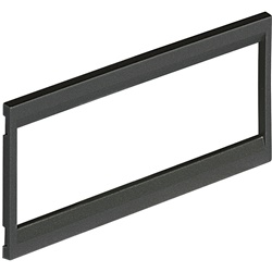 Placca 6 moduli LivingLight grigia antracite per impianti elettrici interni