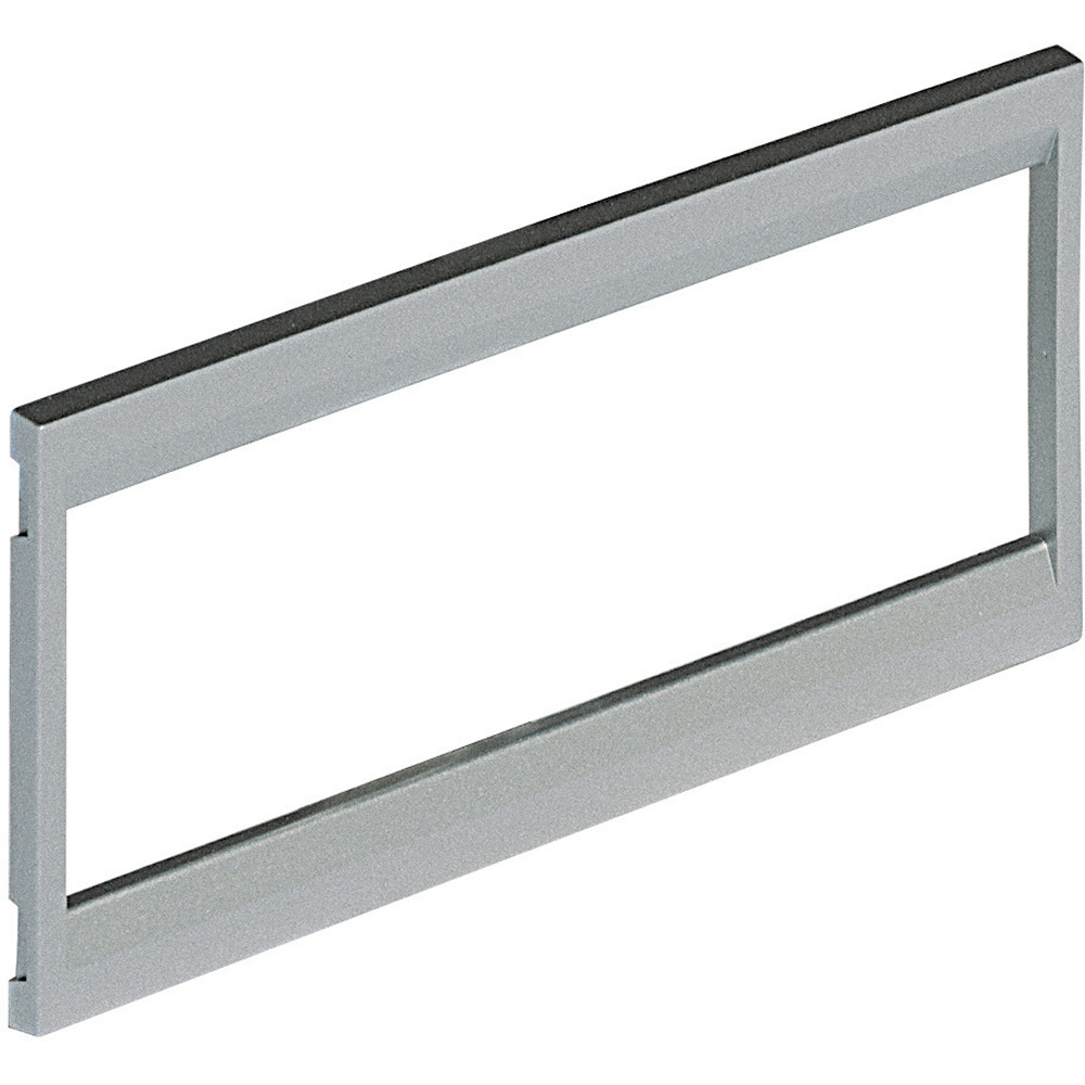 Placca 6 moduli Light Tech per installazioni elettriche modulari, finitura tech resistente