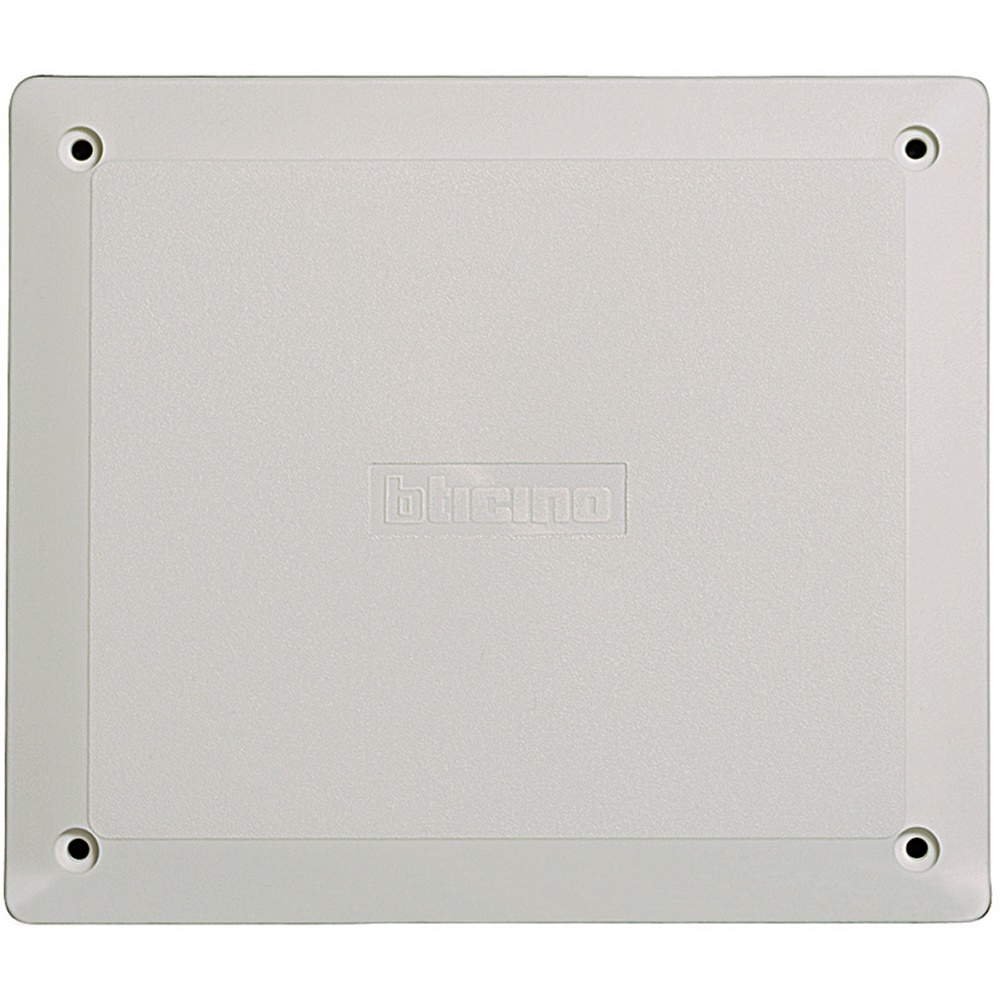 Coperchio ricambio Multibox resina antiurto con viti fissaggio per scatole elettriche