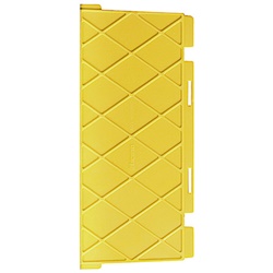 Diaframma separatore resistente per scatole MULTIBOX 16206-16208, isolamento e protezione componenti elettrici, colore giallo