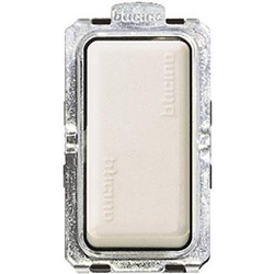 Deviatore unipolare 1P 16A 16AX 250V montaggio modulare per impianti elettrici residenziali e commerciali