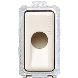 Uscita elettrica Magic diametro 9,5 mm bianco avorio alta qualità per impianti elettrici