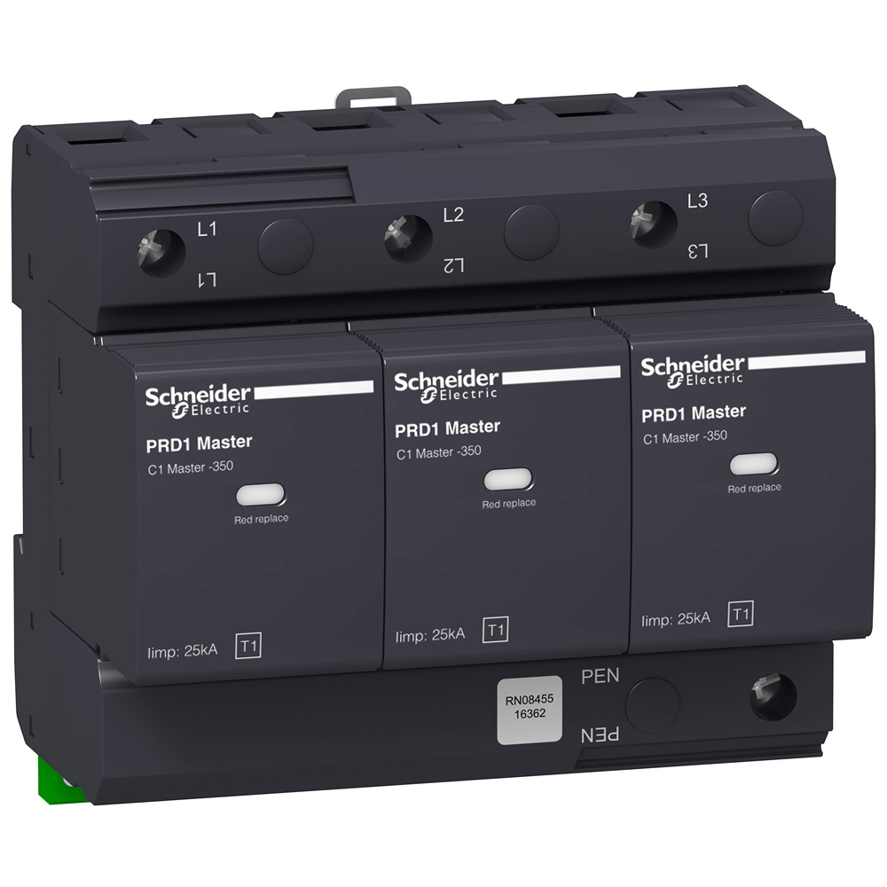 SPD PRD1 Master 3P 25kA riport. estraibile Tipo 1