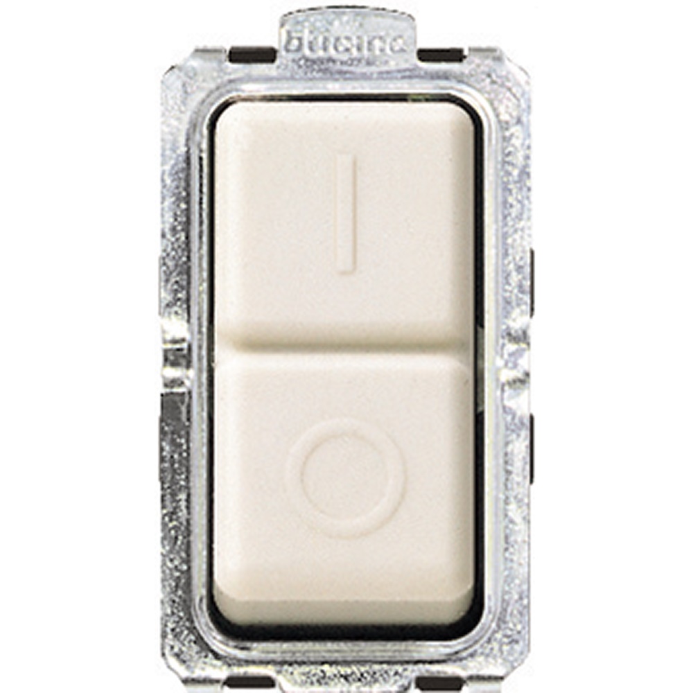 Interruttore bipolare 2P 16A 250Vac comando bascula montaggio standard impianti elettrici domestici e professionali