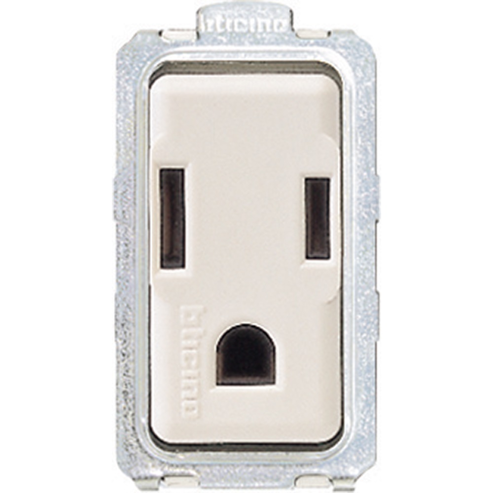 Presa elettrica MAGIC 2P+T 15A 125V standard USA per uso residenziale e commerciale