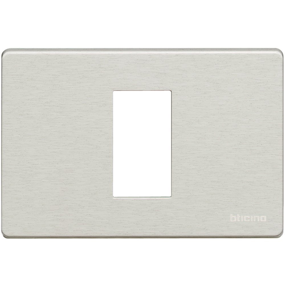Placca singola resina Magic 1 modulo incasso civile residenziale