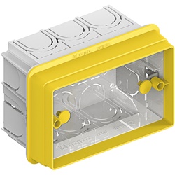 Extension scatola da incasso 3 posti profondità aumentata per impianti elettrici professionali e domestici