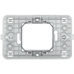 Supporto modulare Matix 2 moduli centrati per scatola incasso installazioni elettriche interne