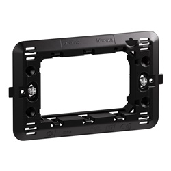 Supporto elettrico Matix 3 moduli per scatole incasso installazione modulare