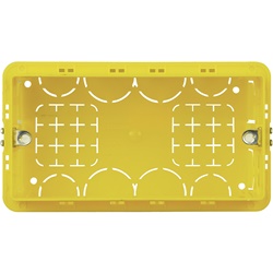 Scatola da incasso 4 posti resina 135x74x53,5mm per impianti elettrici civili e professionali