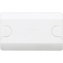 Coperchio scatola elettrica 504E bianco resistente superficie satinata viti occultabili uso residenziale commerciale