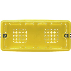 Scatola da incasso 5 posti resina serie Magic 155x74x53,5mm per impianti elettrici residenziali e commerciali