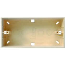 Scatola da parete 5 posti avorio per installazioni elettriche interne resistente e compatta