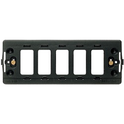 Supporto modulare 5 posti serie Magic per installazione incasso impianti elettrici residenziali e professionali