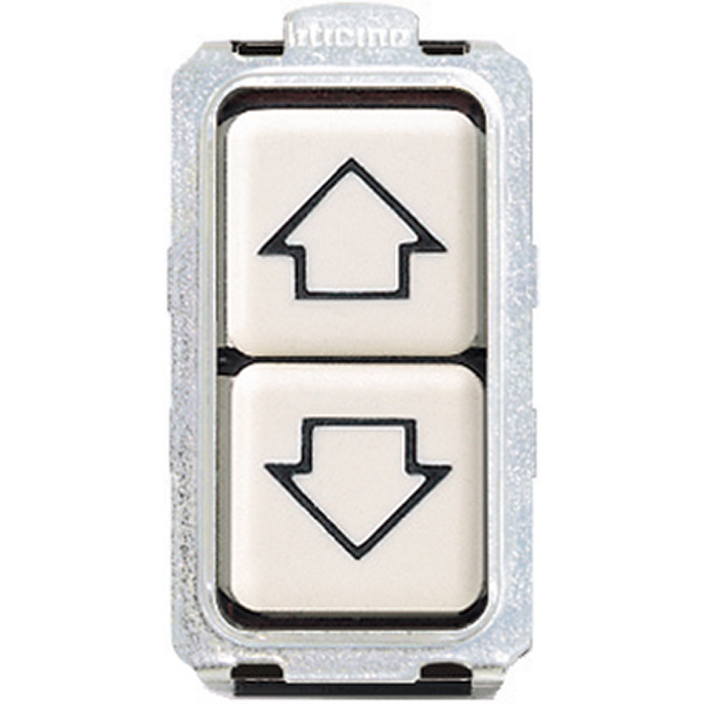Interruttore elettrico MAGIC doppio pulsante 10A con frecce per controllo impianti residenziali e industriali