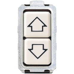 Interruttore elettrico MAGIC doppio pulsante 10A con frecce per controllo impianti residenziali e industriali