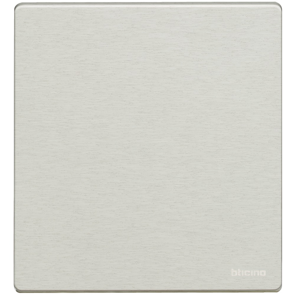 Placca cieca 3+3 posti Oxidal alluminio incasso residenziale commerciale