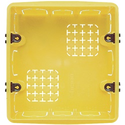 Scatola da incasso quadrata resina 6 moduli 108x118x51,5 mm per impianti elettrici civili