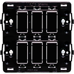 Supporto modulare MAGIC 3+3 poli separati per impianti elettrici professionali