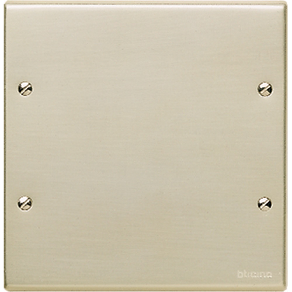 Placca cieca alluminio anodizzato incasso elettrico residenziale