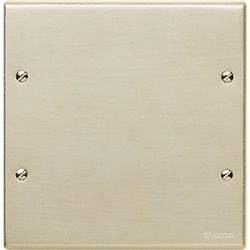 Placca cieca alluminio anodizzato incasso elettrico residenziale