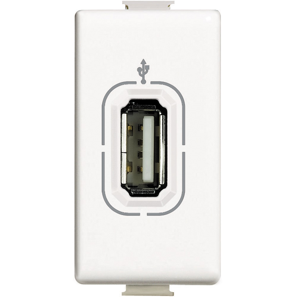 Presa USB Matix compatta alta qualità per impianti elettrici residenziali e professionali
