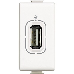 Presa USB Matix compatta alta qualità per impianti elettrici residenziali e professionali