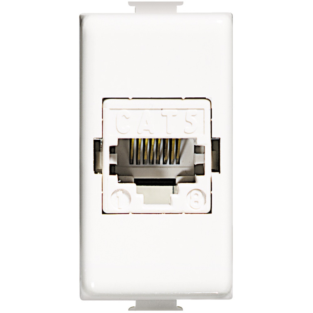 Connettore RJ45 UTP Cat6 Matix per rete dati 22-24 AWG installazione incasso