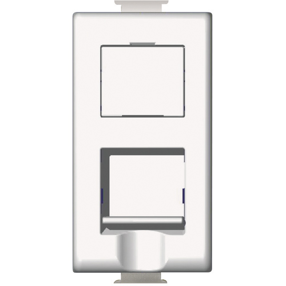 Connettore RJ45 tool-less STP Cat6A Matix per installazioni a incasso rete professionale