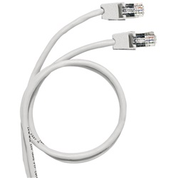 Cordone RJ45 Cat 5E UTP 0,5m cavo U/UTP guaina PVC rete dati alta velocità