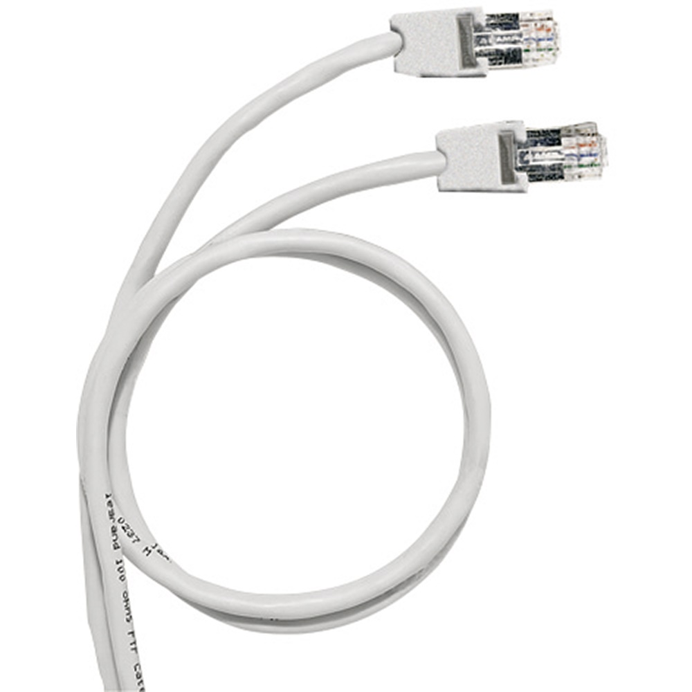 Cordone rete RJ45 cat 5E UTP 1m cavo flessibile guaina PVC per reti domestiche e professionali