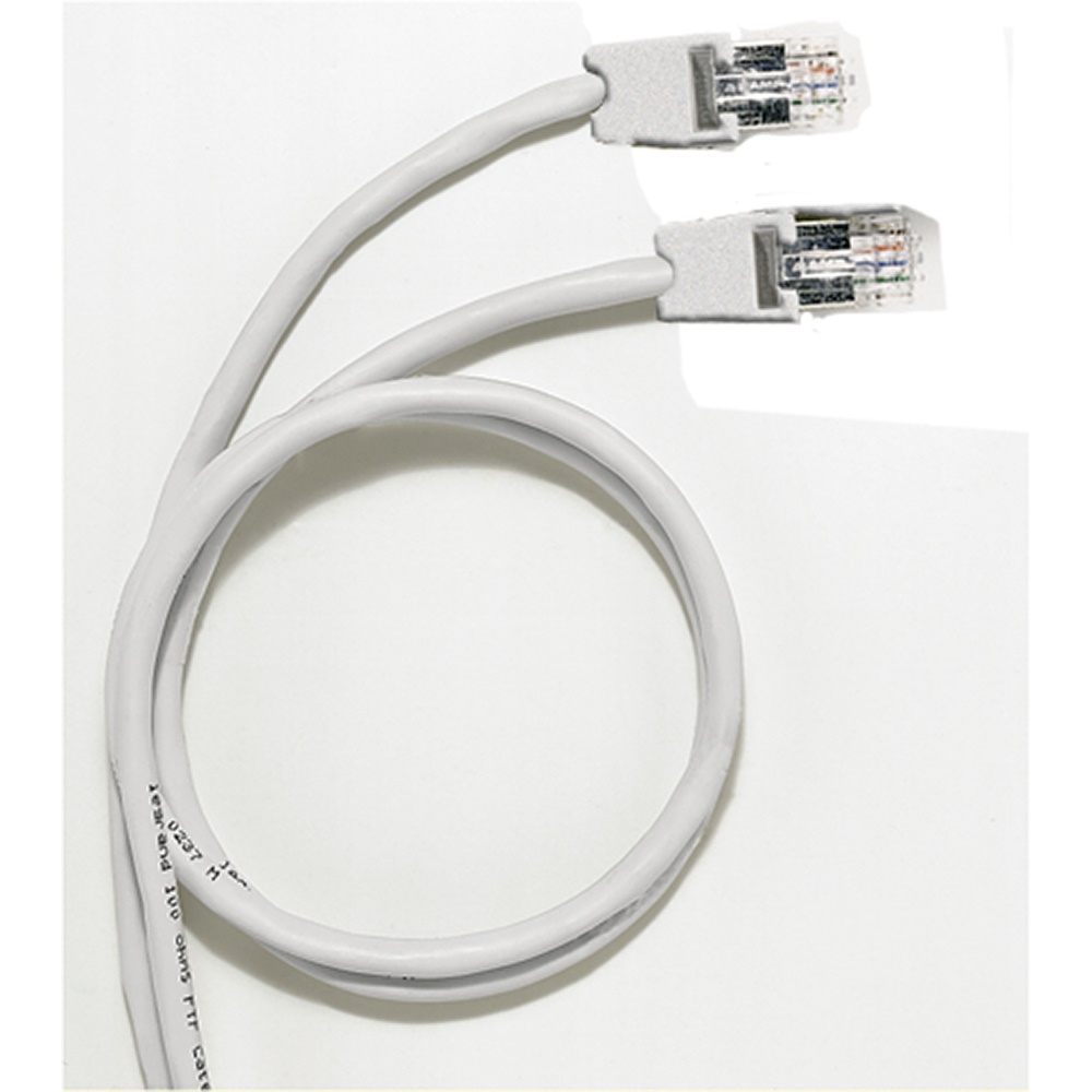 Cordone rete RJ45 Cat 5E UTP 1,5m bianco connettori BTNET installazioni domestiche e professionali