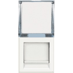 Presa RJ45 Cat6A schermata toolless Axolute bianca per rete ad alte prestazioni