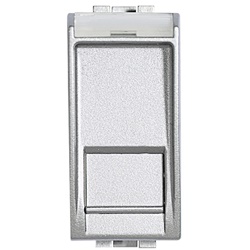 Connettore RJ45 Toolless STP Cat6A con portello antipolvere per impianti civili Livinglight tech